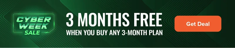 3 Months Free when you buy any 3-Month Plan