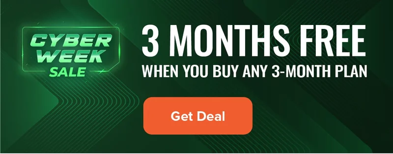 3 Months Free when you buy any 3-Month Plan