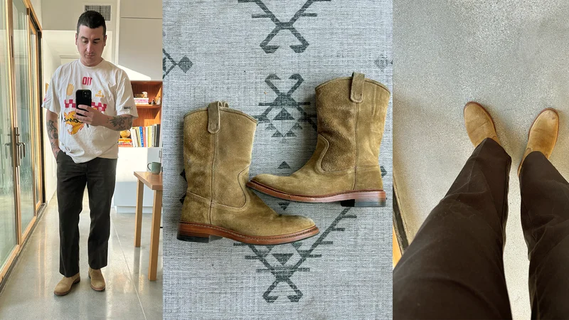 Allen Edmonds' roper boots turned this writer's city-slickin' shamble into a bona fide cowboy strut.