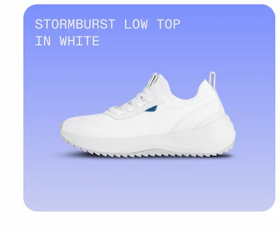 Stormburst Low Top in White