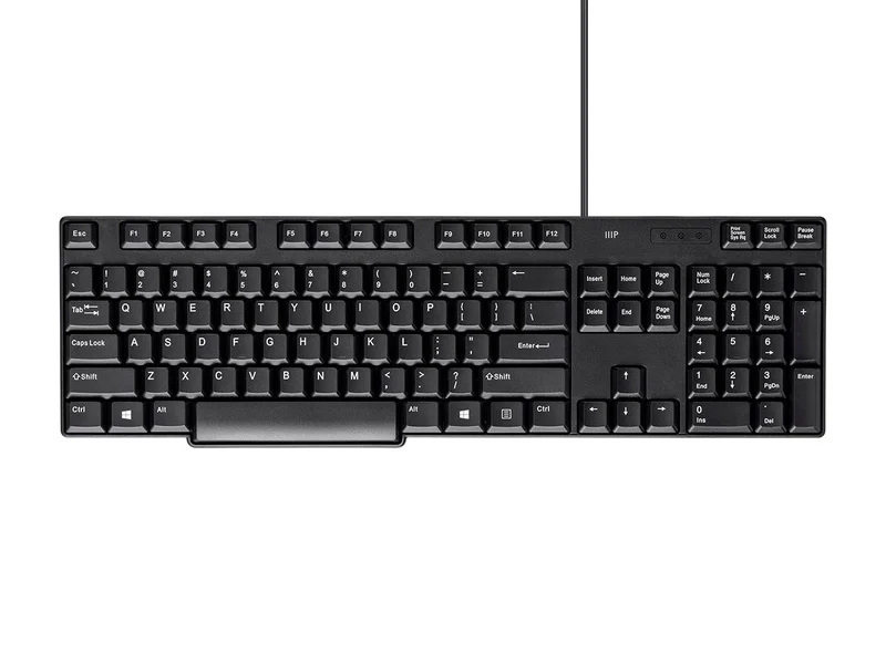 Workstream USB Keyboard, Spill Resistant Membrane