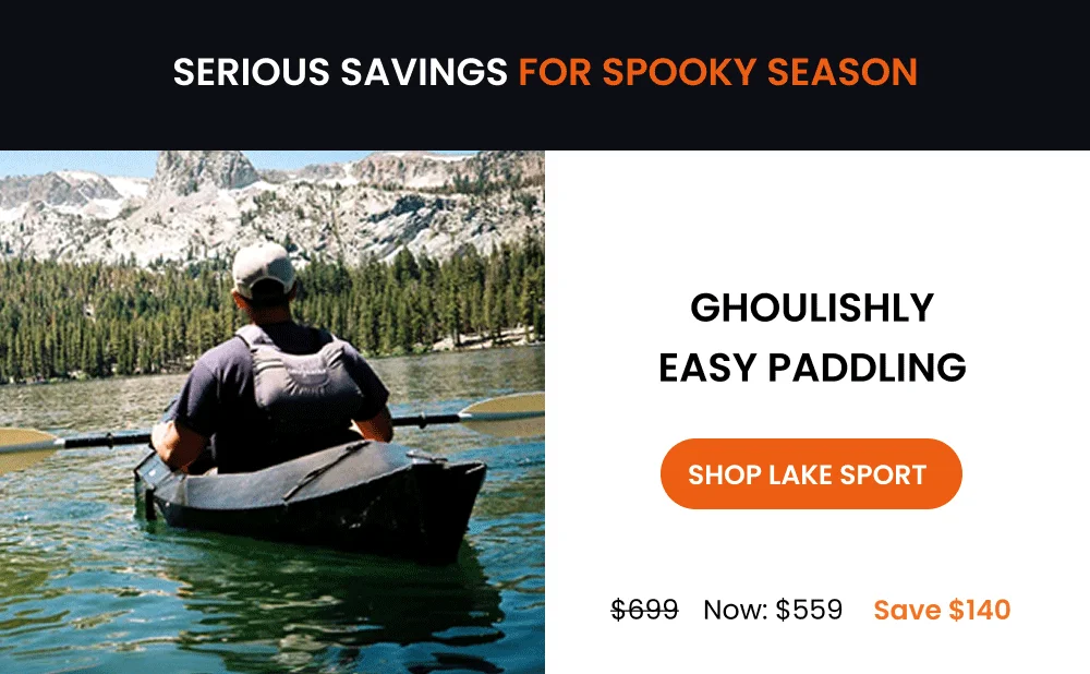 Ghoulishly easy paddling, shop lake sport