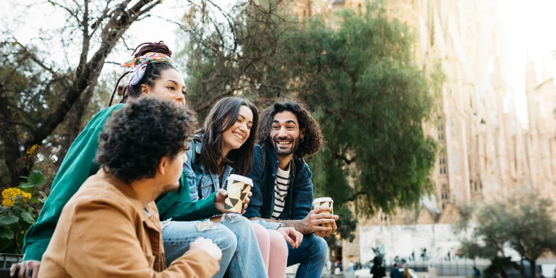 photo of a group of friends