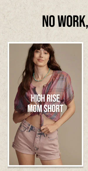 High Rise Mom Short