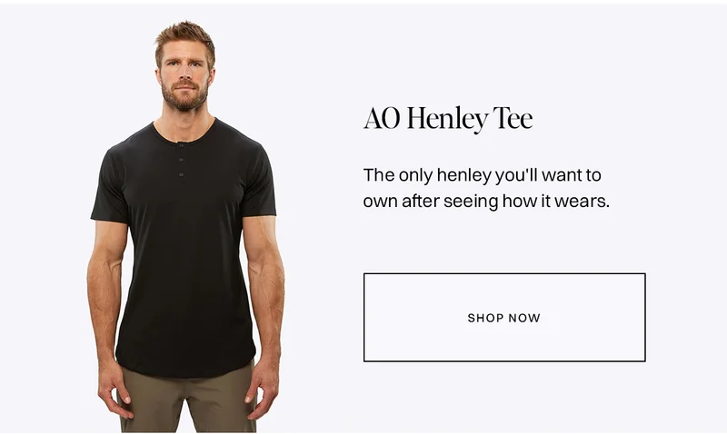 AO Henley Curve-Hem