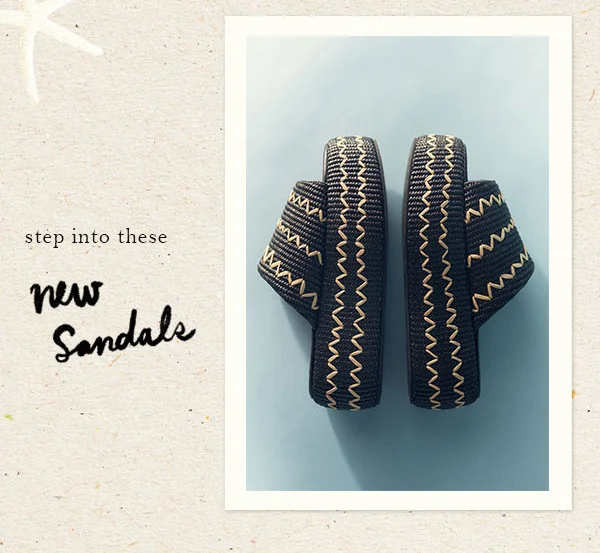 new sandals