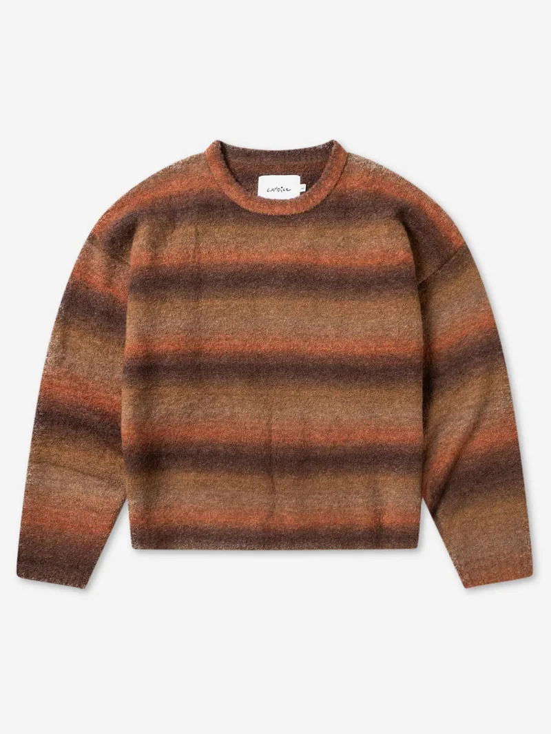 Image of Candice Kirk Knit Sweater - Brown