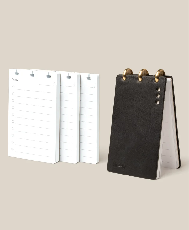 Image of Black Leather + 3 Refills
