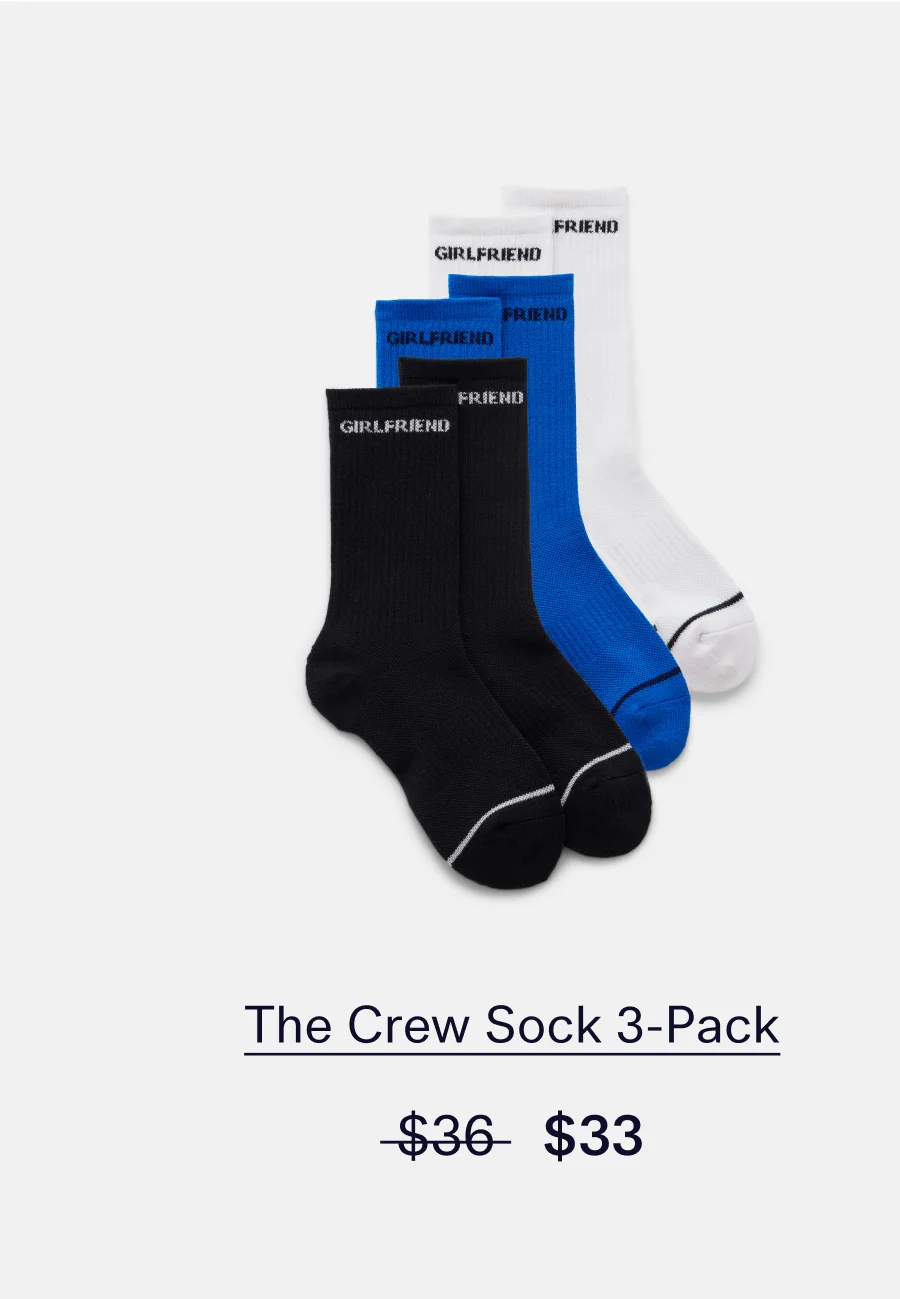 The Crew Sock 3-Pack