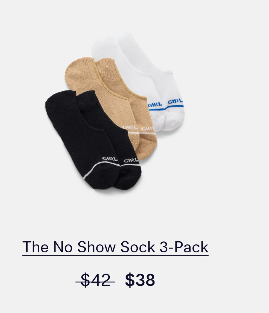 The No Show Sock 3-Pack