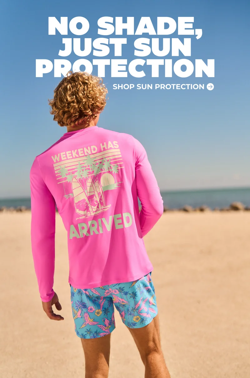 NO SHADE, JUST SUN PROTECTION.