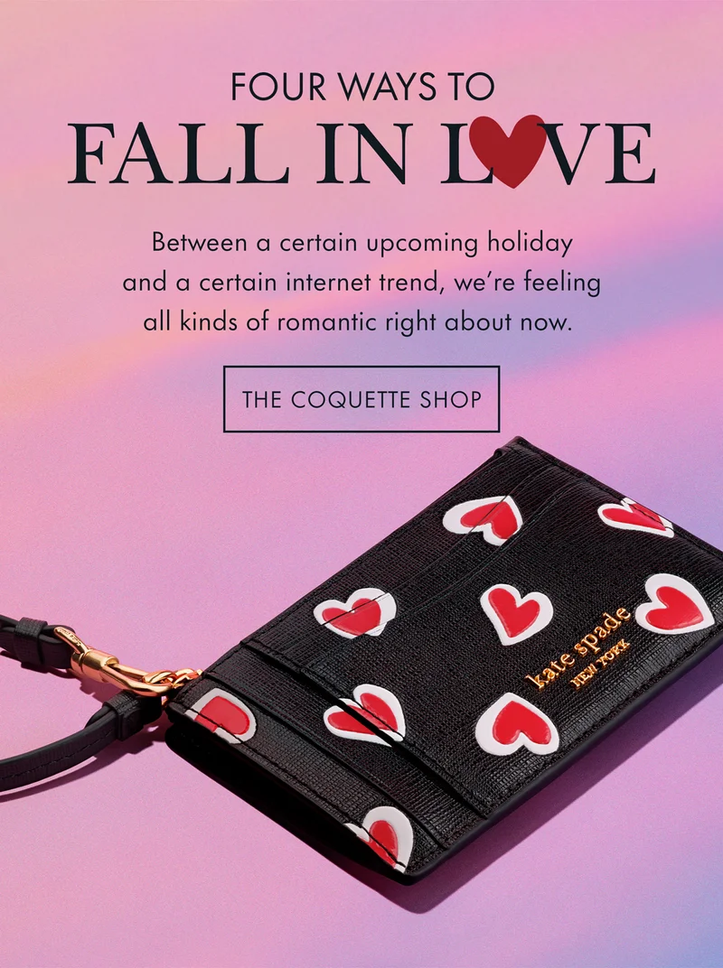 Four ways to fall in love. Between a certain upcoming holiday and a certain internet trend, we're feeling all kinds of romantic right above now.