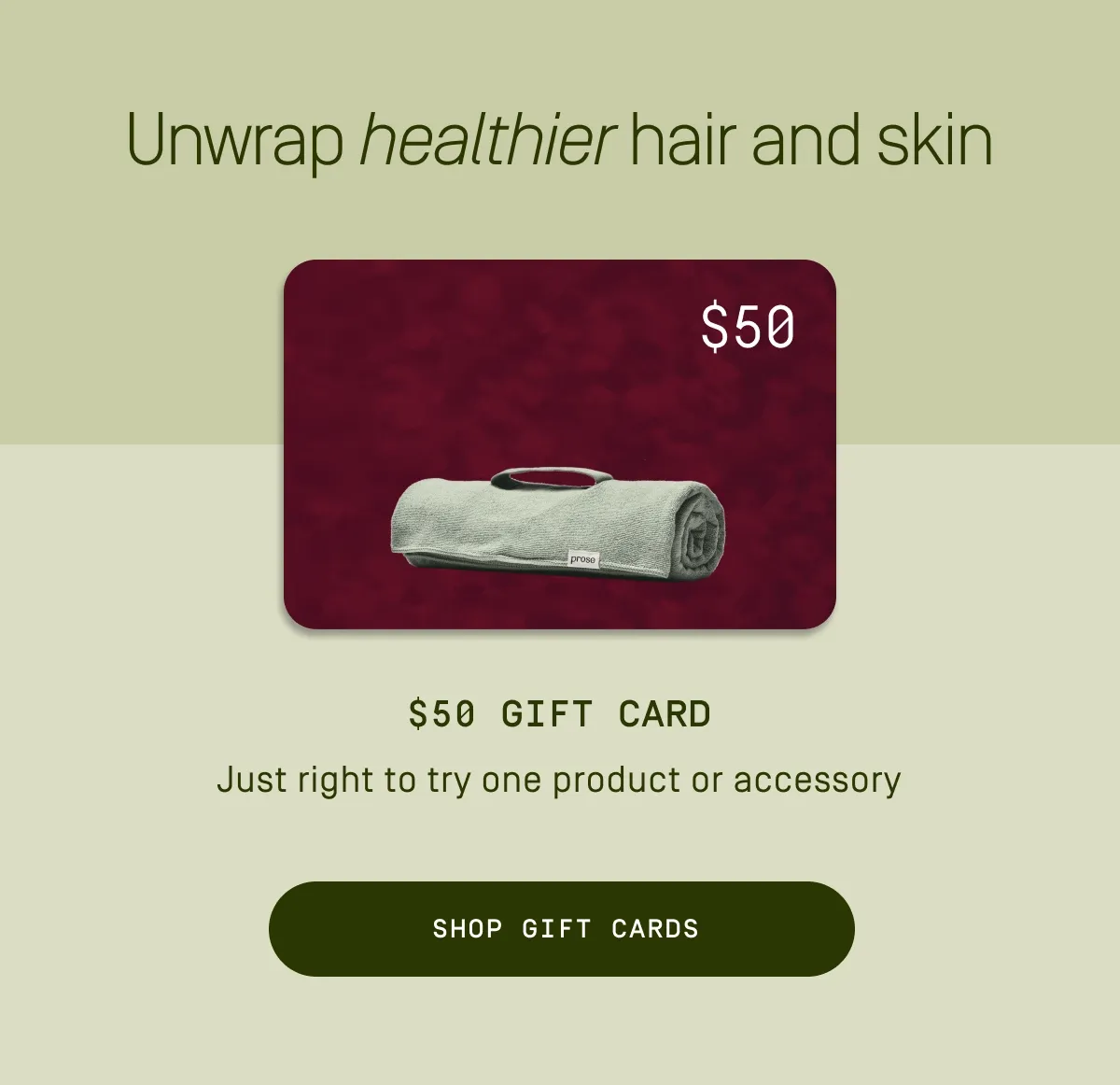 Unwrap healthier hair and skin