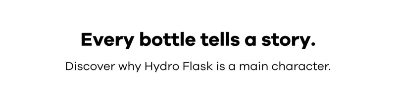 Every bottle tells a story