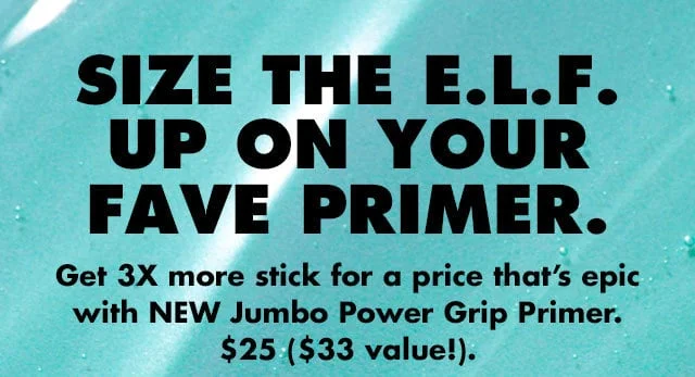 Size the e.l.f. up on your fave primer