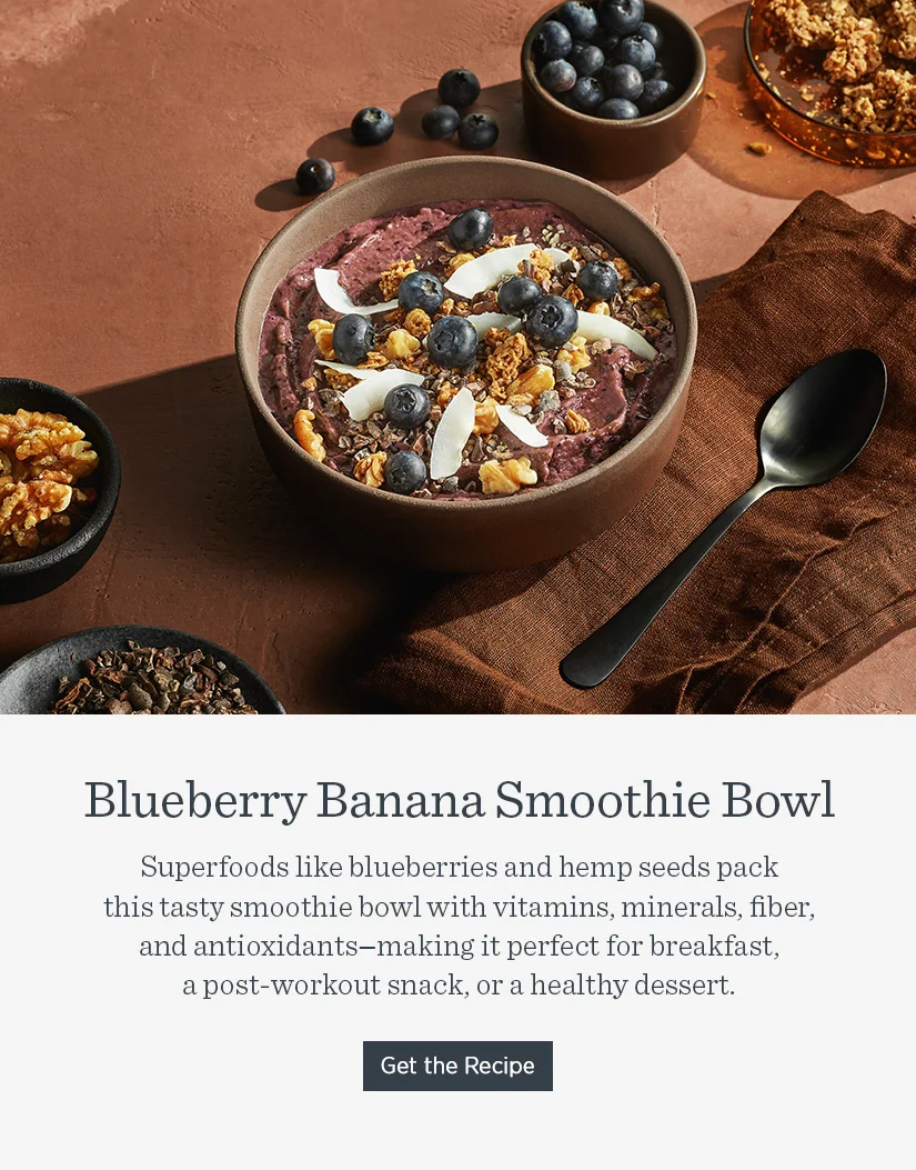 Blueberry Banana Smoothie Bowl