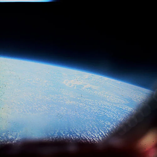 First OMEGA in Space - earth
