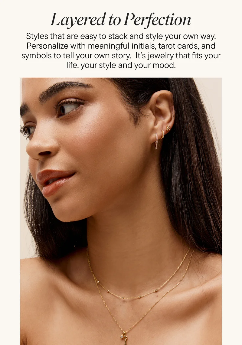 Layered to Perfection. Jewelry Image Layered to Perfection. Jewelry Image