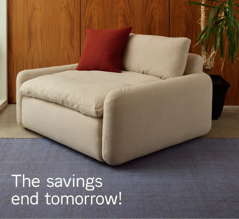 The savings end tomorrow!