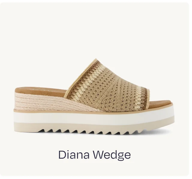 Diana Mule Wedge Sandal