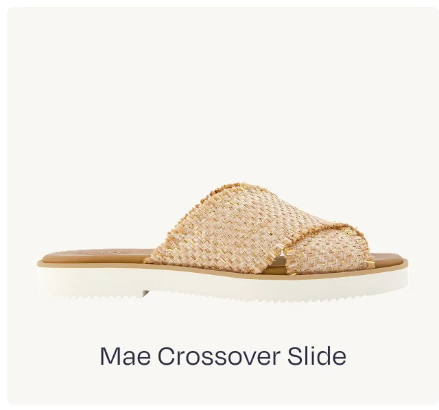 Mae Crossover Slide Sandal