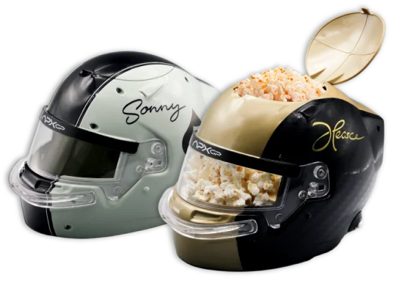 F1® THE MOVIE helmet popcorn vessels