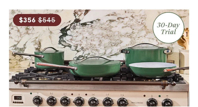 Cookware Set | $356.00 | 30-Day trial