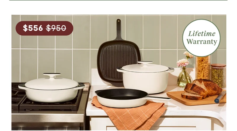Enameled Cast Iron Set | $556.00 | Lifetime Warranty