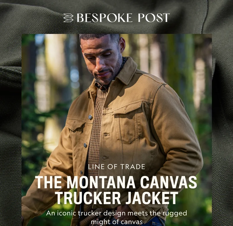 The Montana Canvas Trucker Jacket