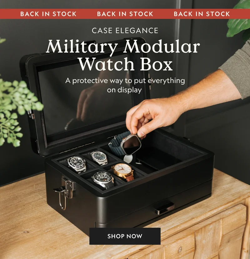 Military Modular Watch Box