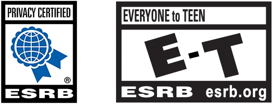 ESRB privacy certified. Everyone to teen