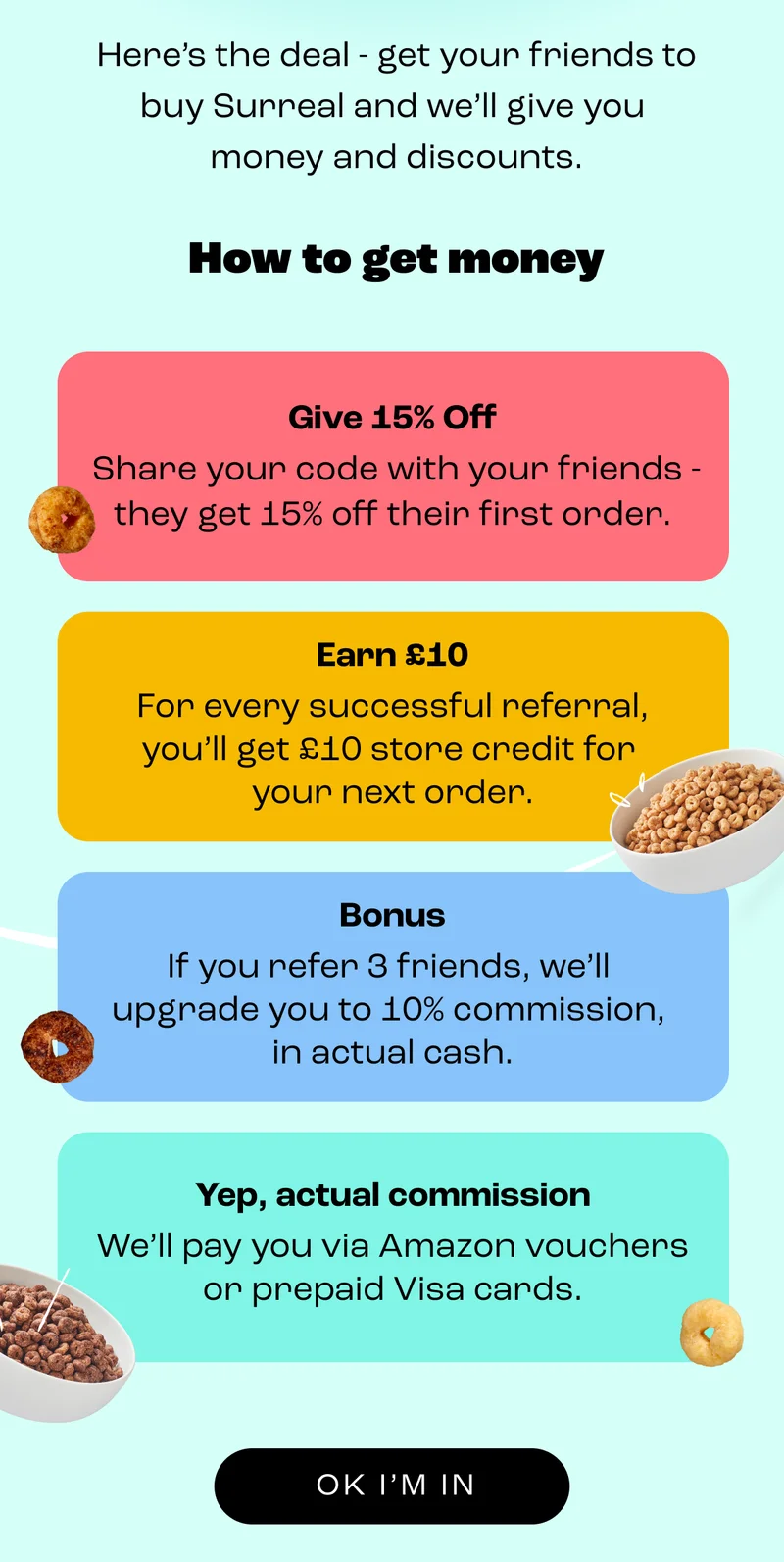 Tell a friend, get rewards