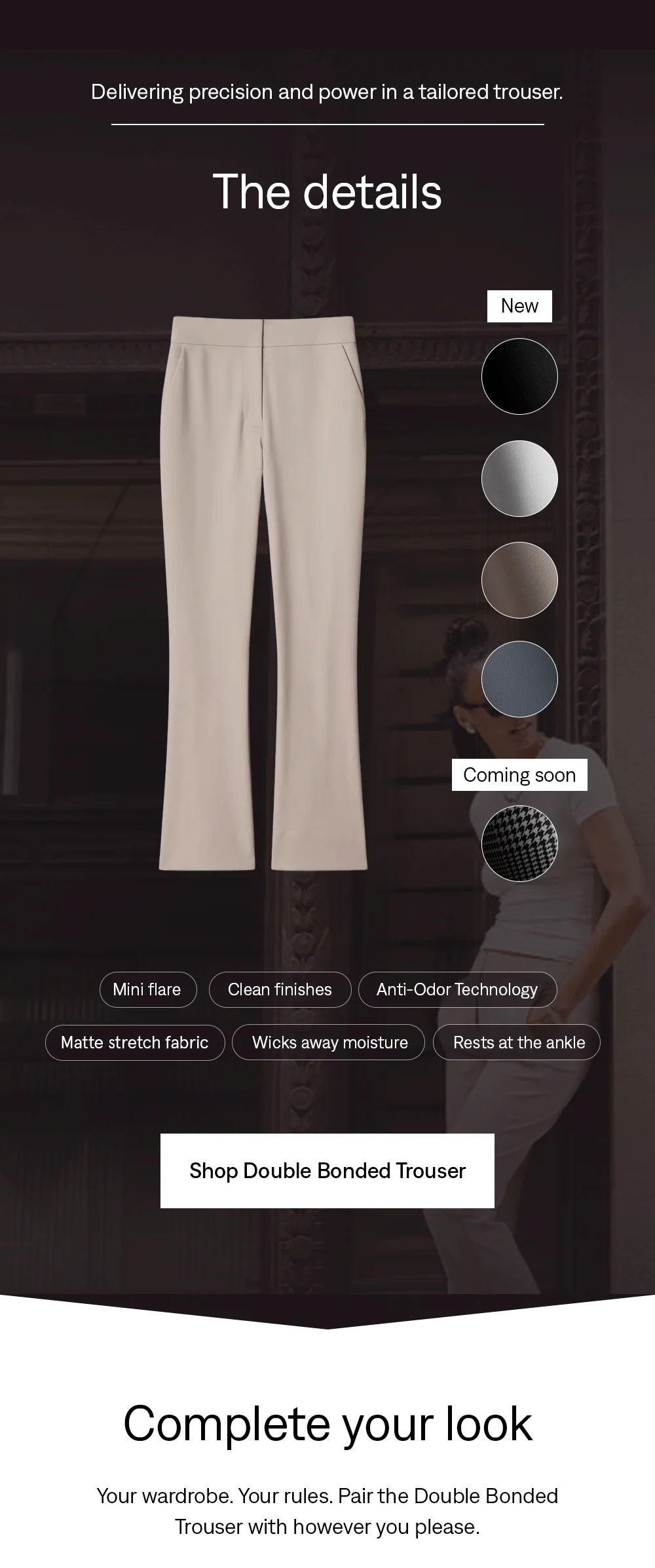 Double Bonded Trouser