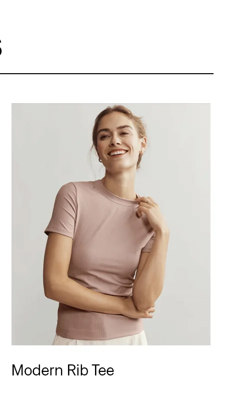 Modern Rib Tee