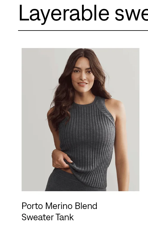 Porto Merino Blend Sweater Tank