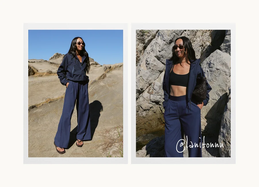 Elasticated Trouser Pant 31" in Nocturnal Navy