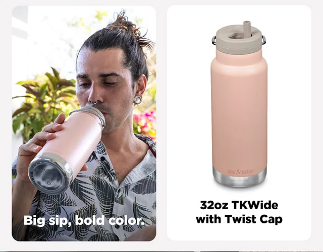 32oz TKWide Twist - Peach Parfait