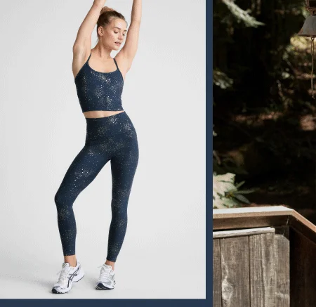 Navy Lucky Stars SoftShine High Waisted Legging
