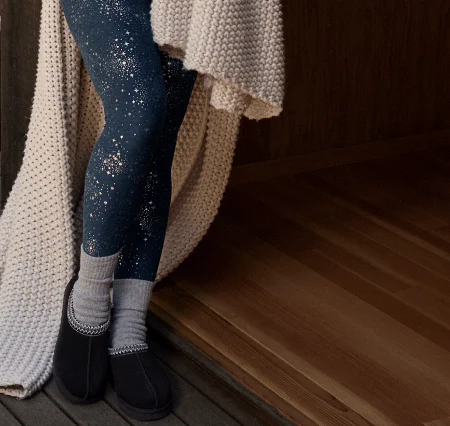 Navy Lucky Stars SoftShine High Waisted Legging