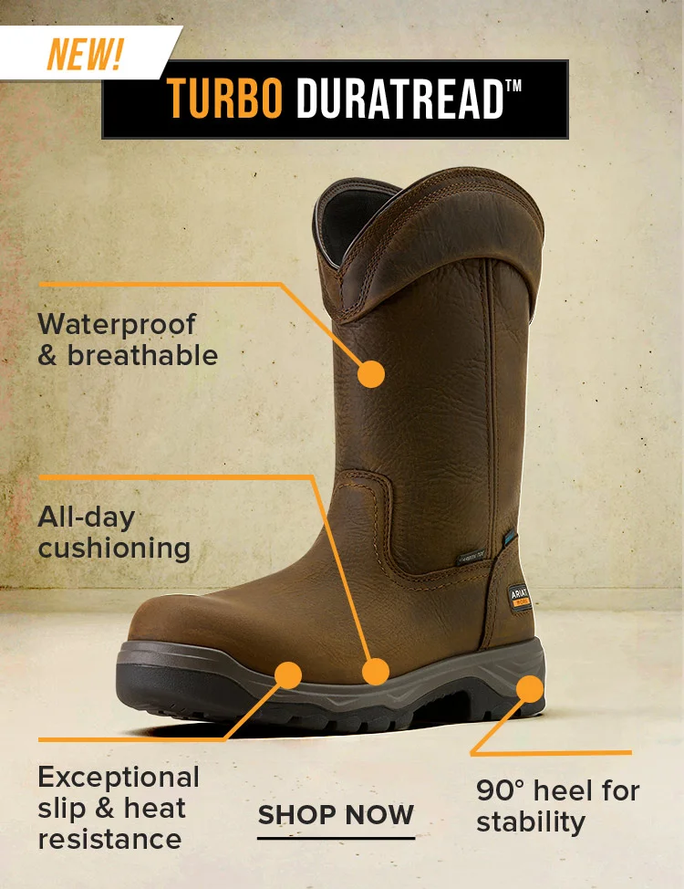 NEW! TURBO DURATREAD. Waterproof  &amp; breathable