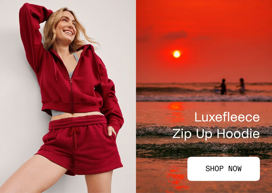 LuxeFleece Zip Up Hoodie
