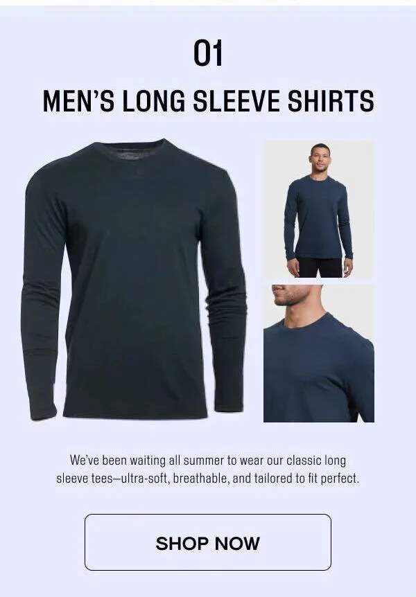 MEN'S LONG SLEEVE SHIRTS