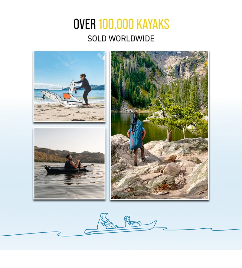 OVER 100,000 KAYAKS SOLD WORLDWIDE OVER 100,000 KAYAKS SOLD WORLDWIDE