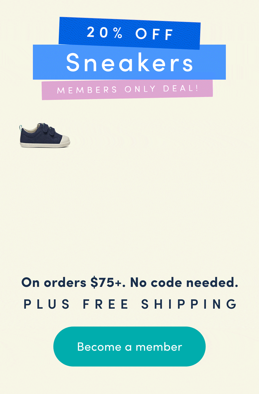 20% OFF SNEAKERS