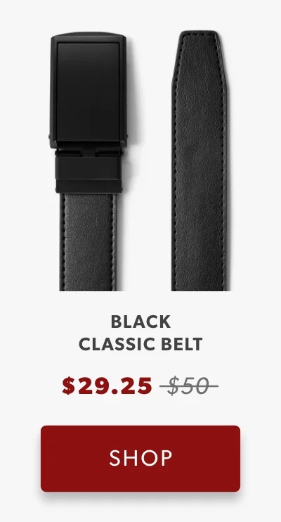 Black Classic Belt