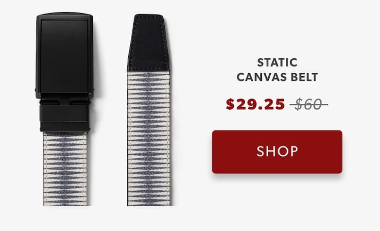 Static Canvas Belt Static Canvas Belt