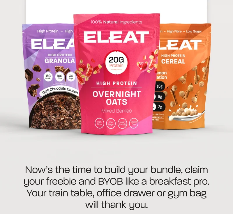 Now’s the time to build your bundle, claim your freebie and BYOB like a breakfast pro. Your train table, office drawer or gym bag will thank you.