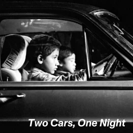 A still from the short film Two Cars, One Night, directed by Taika Waititi.