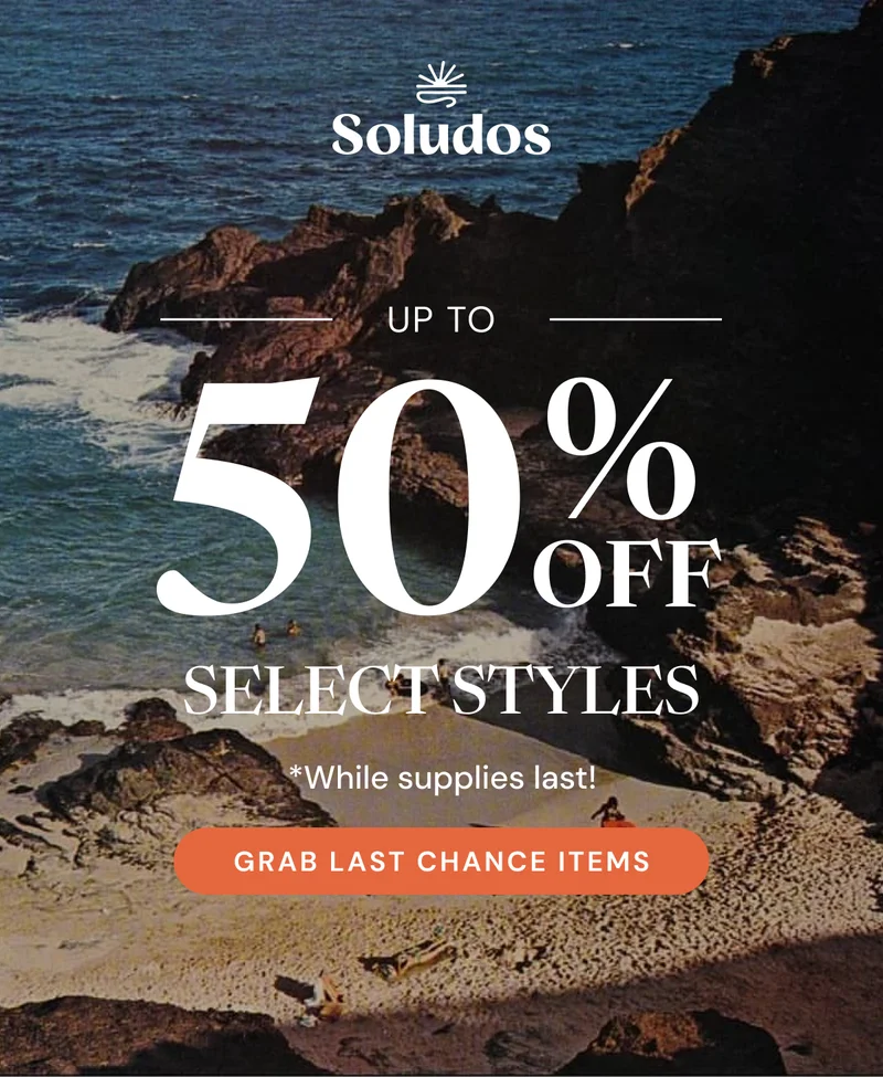 Up to 50% off select styles *While supplies last!