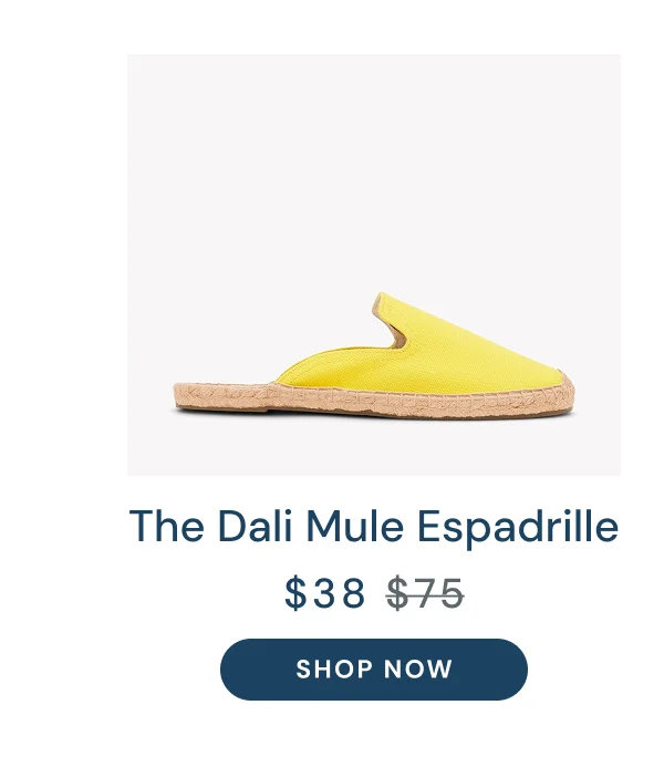 The Dali Mule Espadrille
